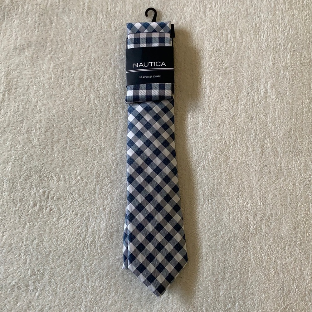 NWT Náutica tie and pocket square